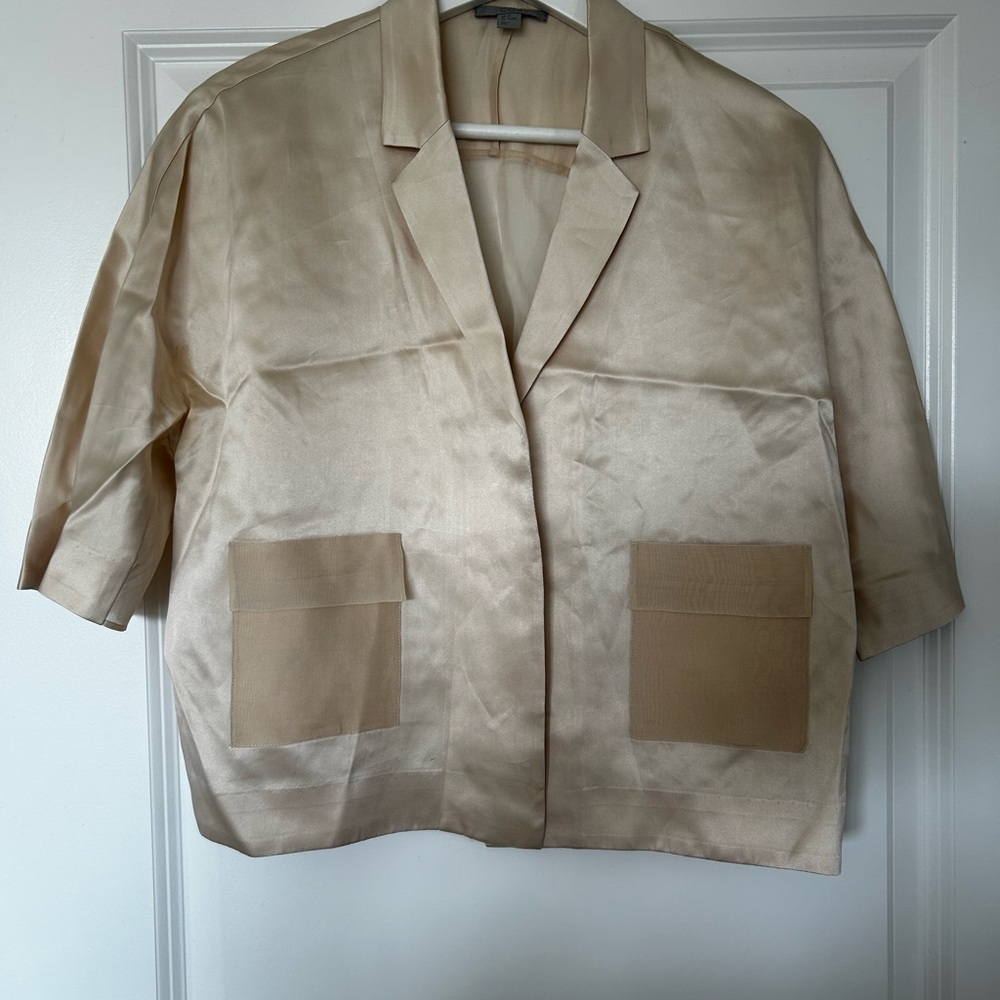 COS Silk Button Down